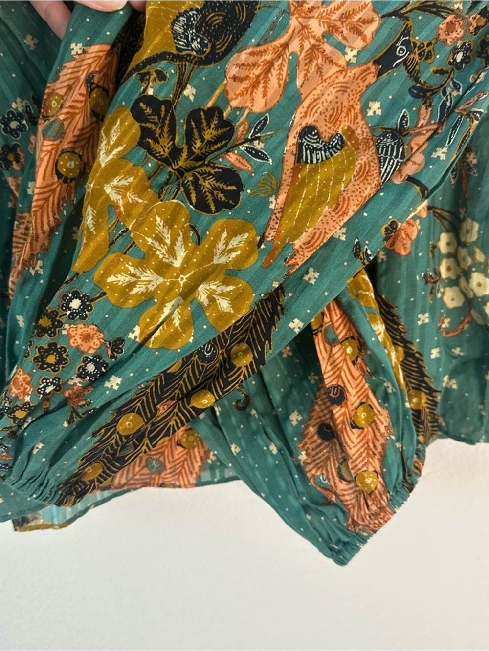 ULLA JOHNSON Hummingbird Rana Blouse SZ US 2 - Picture 5 of 6